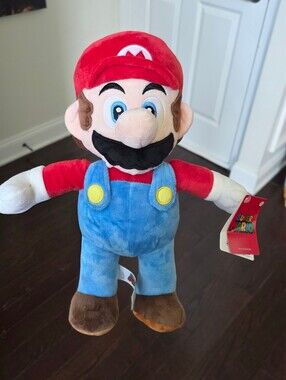 Super Mario 12" Plush Toy Nintendo Character Stuffed Animal NWT Collectible